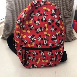 Mickey print toddler backpack